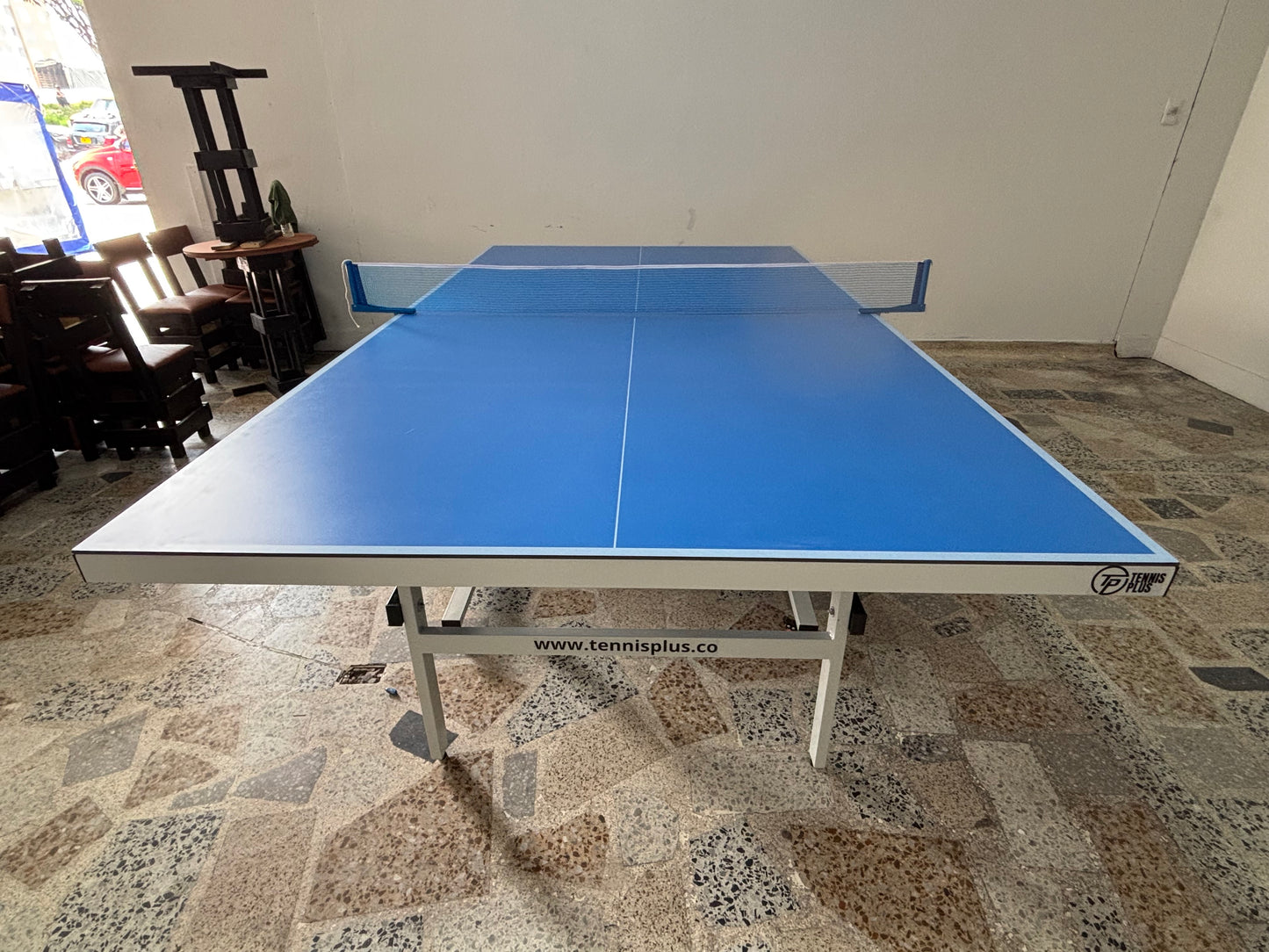 Mesa Ping Pong Profesional - Medidas Reglamentarias Azul