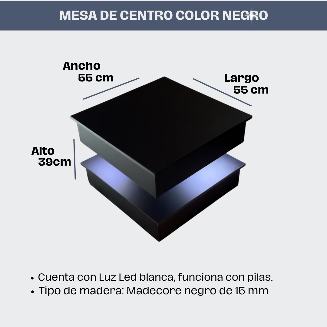 Mesa de Centro Efecto Flotante