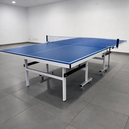 Mesa de ping pong profesional LORBAN de 15 mm con malla reglamentaria.