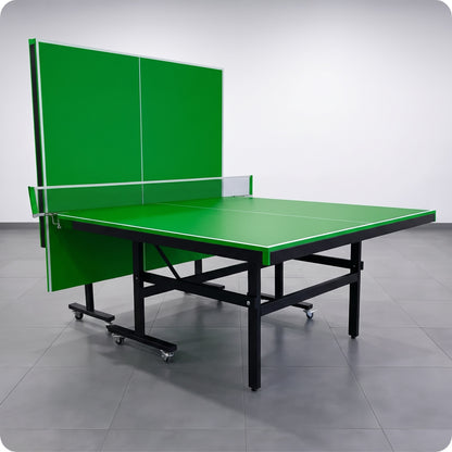 Color: Verde y blanco — Mesa de ping pong LORBAN verde y blanco en modo juego individual